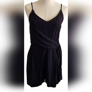 One Clothing Black Shorts Romper EC
